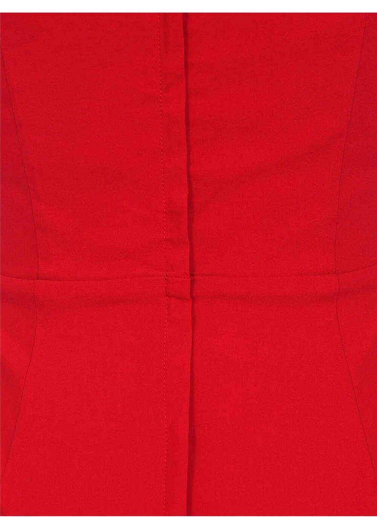 Collectif Ridly 50's Pencil Dress Red