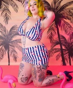 Collectif X Playful Promises Lobster 50's Bikini Briefs Multi New In