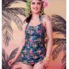 Collectif X Playful Promises Jungle 50's Swimsuit Multi