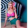 Collectif X Playful Promises Watermelon Knot 50's Bikini Briefs Pink Green
