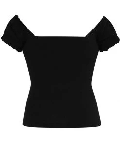 Collectif Sasha T-Shirt Black New In