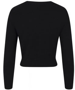 Collectif Abigail Sunflower 40's Cardigan Black