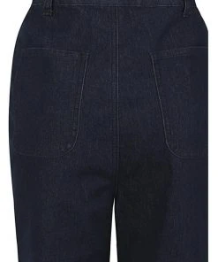 Collectif Genevive 50's Jeans Navyblue