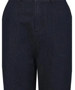 Collectif Genevive 50's Jeans Navyblue