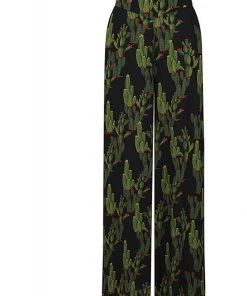 Collectif Alizee Cactusland 70's Trousers Black New In