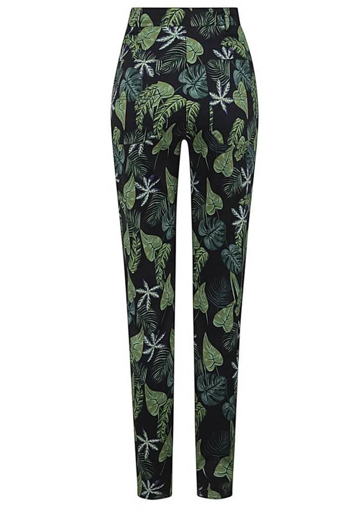 Collectif Maddie Black Forest 50's Trousers Black New In