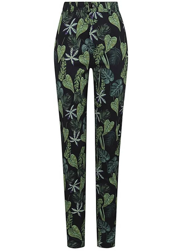 Collectif Maddie Black Forest 50's Trousers Black New In