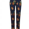 New In Collectif Maddie Oranges 50's Trousers Navy