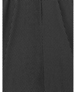 Collectif Clair Mini Polkadot 50's Swing Skirt Black White