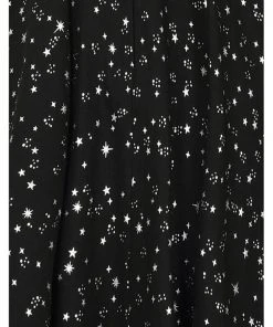 Collectif Lexi Night Sky 60's Skater Skirt Black