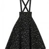 Collectif Lexi Night Sky 60's Skater Skirt Black