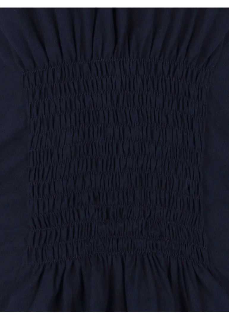 New In Collectif Constance 40's Denim Top Navy