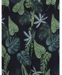 New In Collectif Kiana Black Forest 50's Pencil Dress Black