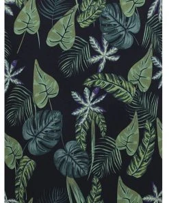 New In Collectif Kiana Black Forest 50's Pencil Dress Black