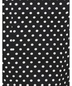 Collectif Anita Polkadot 50's Pencil Dress Black