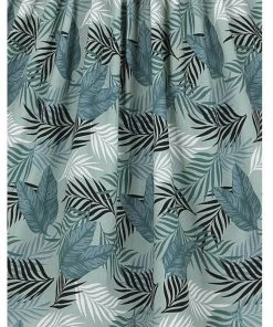 Collectif Jemima Cool Palm 50's Swing Dress Green