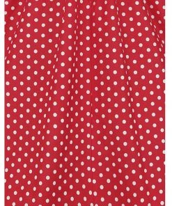 Collectif Demira Polkadot 50's Swing Dress Red New In