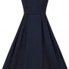 Collectif Anastasia 50's Swing Dress Navy