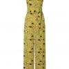 New In Collectif Edda Panterology 70's Jumpsuit Green