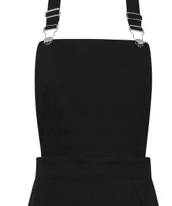 Collectif Tonya 50's Dungarees Black New In
