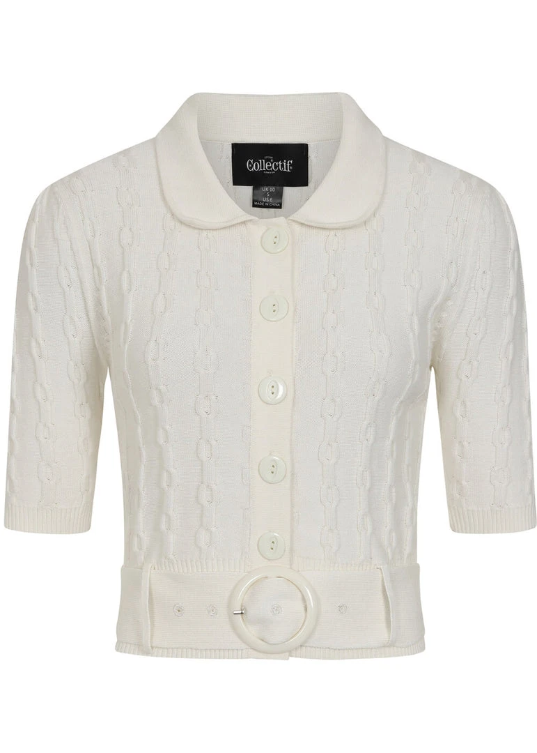 Collectif Juniper 40's Cardigan Ivory New In
