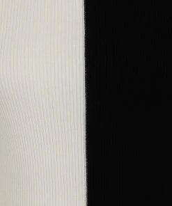 New In Collectif Savannah Contrast 60's Top Black White