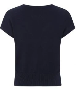 Collectif Marta 40's Cardigan Navy Blue New In