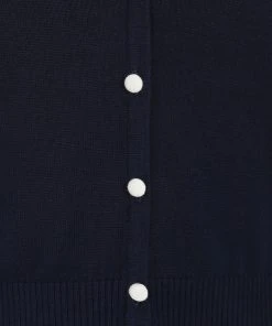 Collectif Marta 40's Cardigan Navy Blue New In