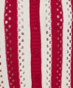 New In Collectif Kokka 40's Cardigan Red