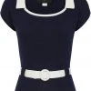 Collectif Norma 40's Jumper Navy Blue
