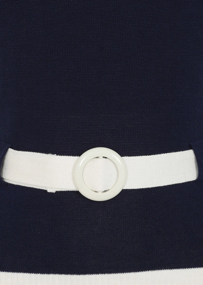 Collectif Norma 40's Jumper Navy Blue