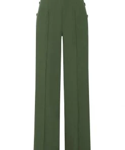 New In Collectif Victoria 40's Trousers Green