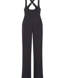 Collectif Cherie 40's Suspender Trousers Navy New In