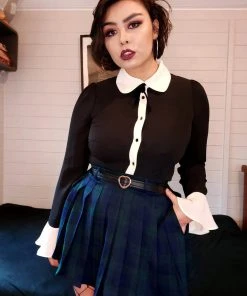 New In Collectif Daria Blackwatch 60's Mini Skirt Multi