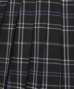 Collectif Daria Nancy Check 60's Mini Skirt Black