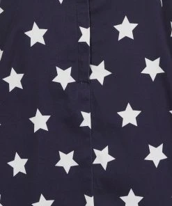 New In Collectif Alexa Stars 50's Swing Skirt Navy