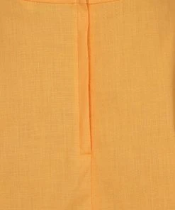 Collectif Matilde Heart Trim 50's Swing Skirt Orange New In