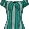 Collectif Dolores Mint Humbug 50's Top Green