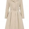 Collectif Jolianna 50's Trenchcoat Beige