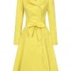 Collectif Korrina 50's Trenchcoat Yellow