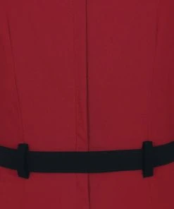 New In Collectif Sadie 50's Pencil Dress Red