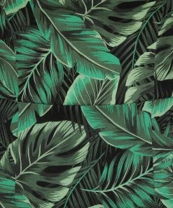 New In Collectif Kiana Tropics 50's Pencil Dress Green