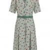 New In Collectif Gloria Berry Bush 40's Dress Multi