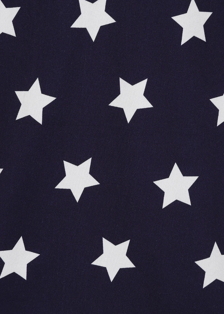 Collectif Caterina Stars 50's Swing Dress Navy New In