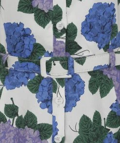 Collectif Caterina Vintage Hortensia 50's Swing Dress White New In