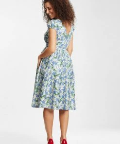 Collectif Demira Dreamy Floral 50's Swing Dress Multi
