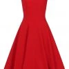 Collectif Ridly 50's Swing Dress Red