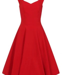 Collectif Ridly 50's Swing Dress Red