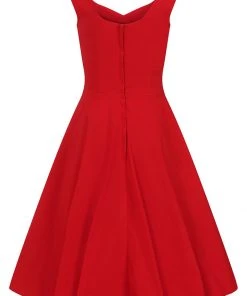 Collectif Ridly 50's Swing Dress Red