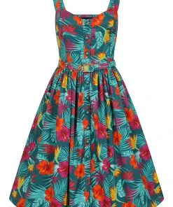 Collectif Jemima Tropico 50's Swing Dress Multi